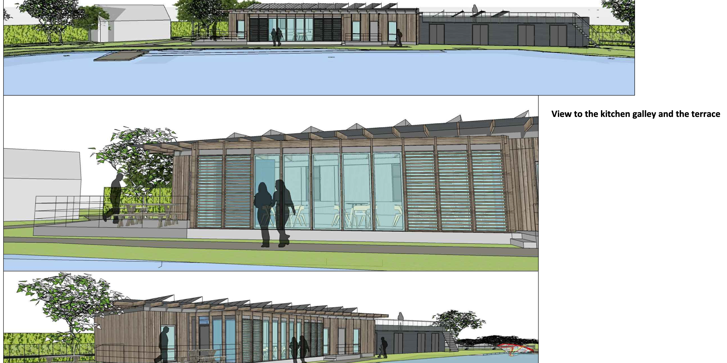 Sailing club 3D views